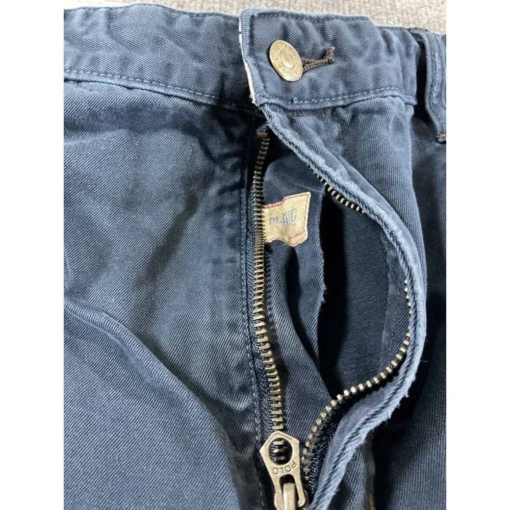 Polo Ralph Lauren Hanford Pants Men's 42x30 Navy Blue 100% Cotton Vintage